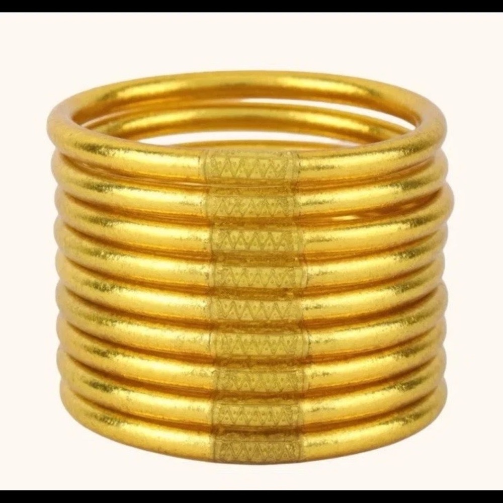 Budhagirl AWB Gold 9 bracelet set guaranteed authentic